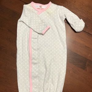 Pink Mod Dots Cotton Magnetic Gown